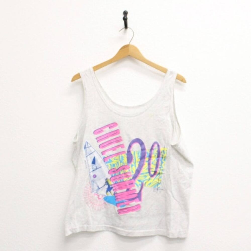 Vintage Cruel Summer Tank Top Shirt Large